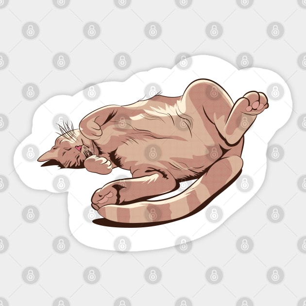 Gato Sticker by Sauher